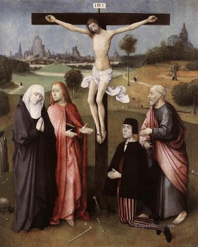  hieronymus - BOSCH Hieronymus Kreuzigung mit einem Spender Rokoko Jean Antoine Watteau Religiosen Christentum